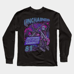 "UNCHAINED" (VIOLETS) Long Sleeve T-Shirt